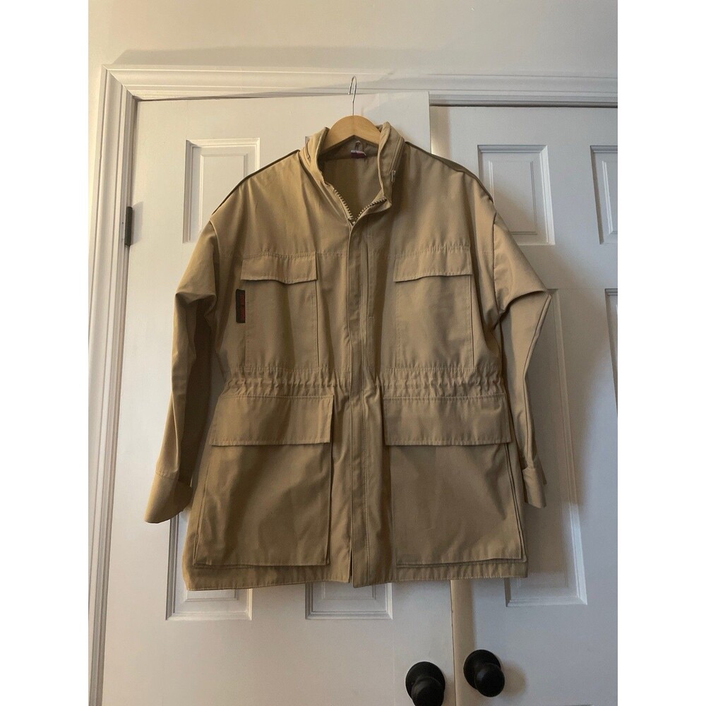 Vintage Domke PhoTOGS Photographer Field Jacket Khaki Gorpcore USA Made Men's XL